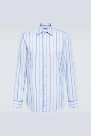 Etro Striped linen shirt