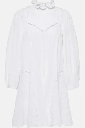 Marant Etoile Isma flared cotton-blend minidress