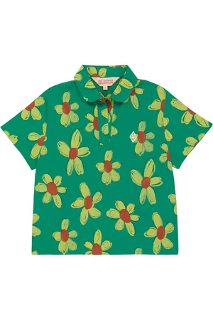 The Animals Observatory Kangaroo floral cotton shirt