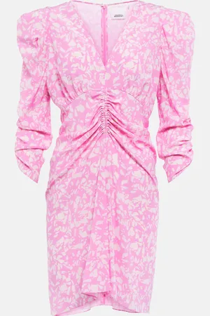 Isabel Marant Aliniza floral silk-blend minidress