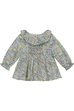 Tartine Et Chocolat Baby floral cotton top