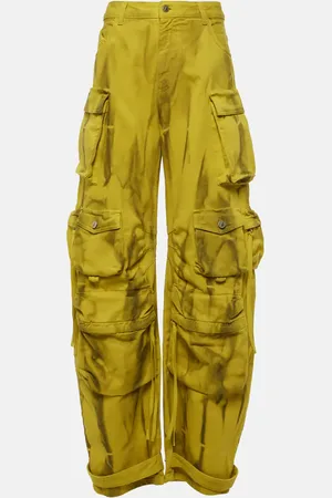 The Attico Fern mid-rise cargo jeans