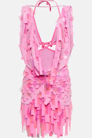 The Attico Embellished minidress