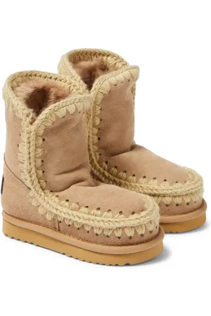 Mou Shearling-lined suede boots