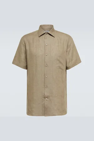 Loro Piana AndrÃ© linen bowling shirt