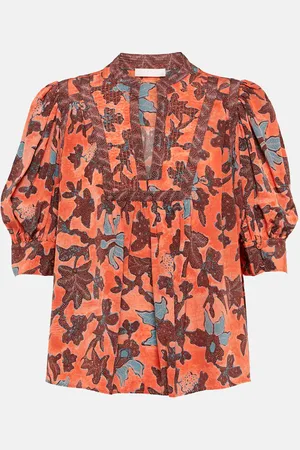 ULLA JOHNSON Desdra printed top