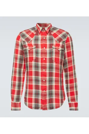 Hollister Red Check Long Sleeved Women Shirt - size XS – The