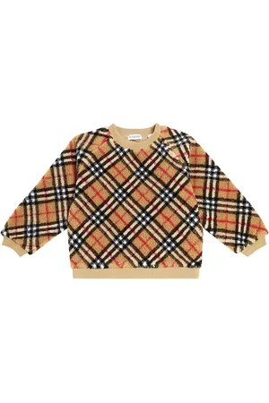 Burberry Burberry Check fleece sweatshirt