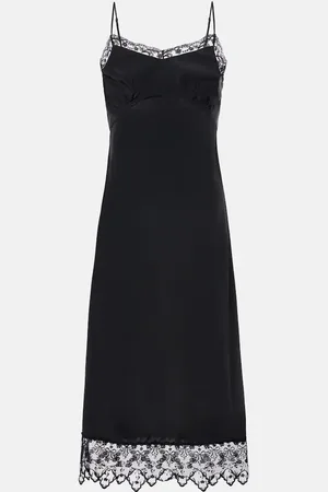 Simone Rocha Lace-trimmed slip dress