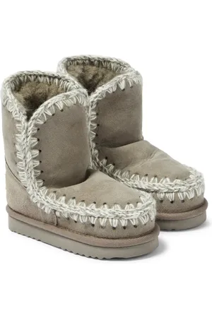 Mou Shearling-lined suede boots