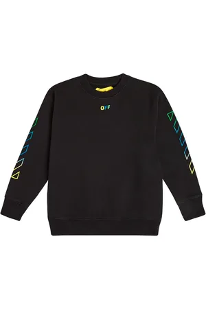 OFF-WHITE Arrow Rainbow jersey sweatshirt