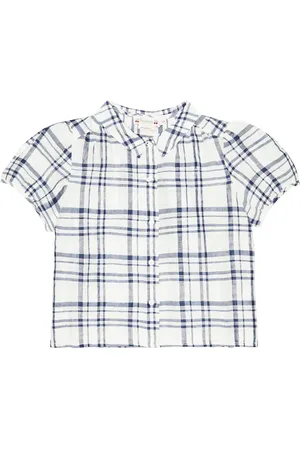 BONPOINT Adele linen-blend top