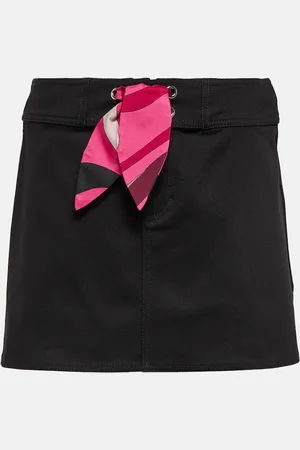 Puccini Cotton gabardine miniskirt