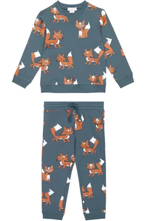 Stella McCartney Printed cotton sweatshirt and sweatpants set
