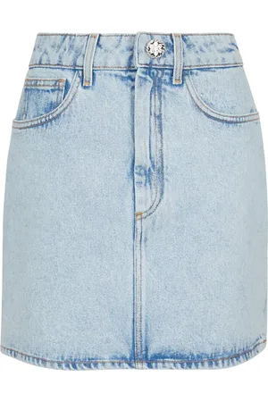 Alessandra Rich Denim miniskirt