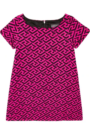 VERSACE Greca jersey dress