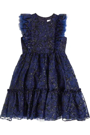 Tartine Et Chocolat Embroidered tulle dress