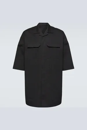 Rick Owens Magnum Tommy cotton-blend poplin shirt