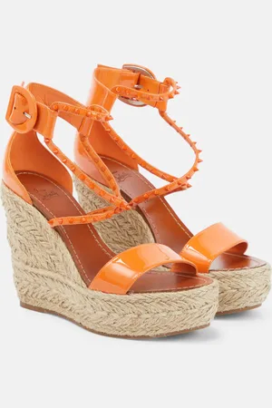 Christian Louboutin Chocazeppa 120 embellished wedge sandals
