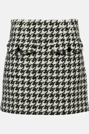 VERONICA BEARD Adriel houndstooth miniskirt