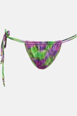 Bananhot Seychelle ruched triangle bikini bottoms