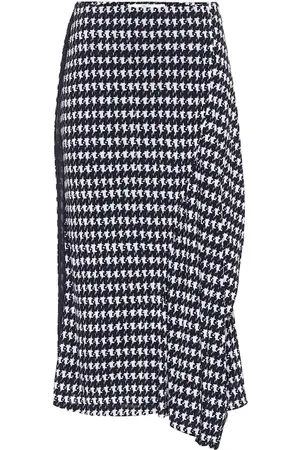 Victoria Beckham Houndstooth midi skirt
