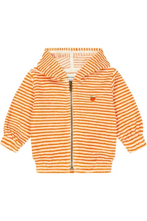 Bobo Choses Baby striped terry hoodie