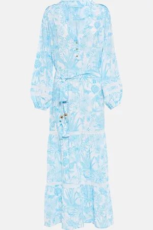 Melissa Odabash Wisteria printed maxi dress