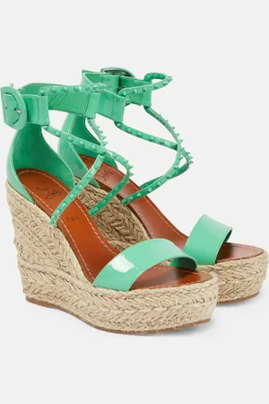 Christian Louboutin Chocazeppa 120 embellished wedge sandals