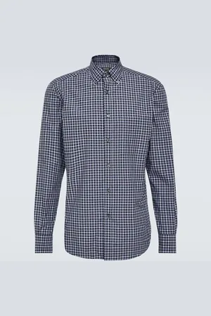 Ermenegildo Zegna Checked cotton shirt