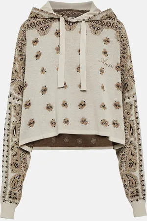 AMIRI Bandana-printed cotton hoodie