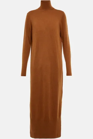 Jardin des Orangers Wool and cashmere sweater maxi dress