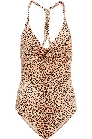 ULLA JOHNSON Madeira leopard-print swimsuit