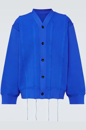SACAI Distressed cardigan