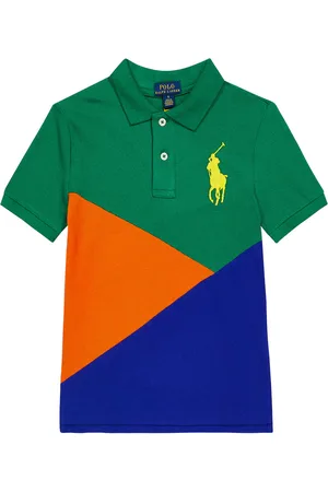Ralph Lauren Logo colorblocked piquÃ© polo shirt