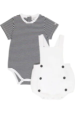 Emporio Armani Baby set of 2 cotton rompers