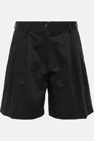 Totême Mid-rise twill Bermuda shorts