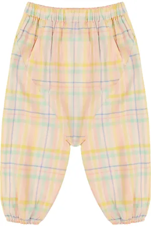 The Animals Observatory Buffalo checked cotton pants