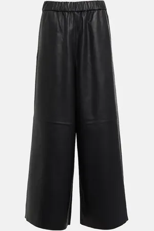 The Frankie Shop Sydney wide-leg leather pants
