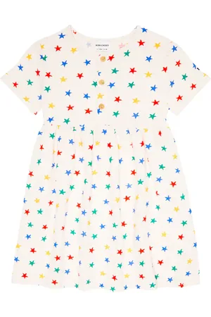 Bobo Choses Star-print cotton minidress