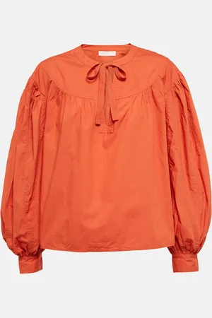 ULLA JOHNSON Delaney cotton poplin top