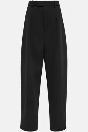 WARDROBE.NYC X Hailey Bieber HB wide-leg wool pants