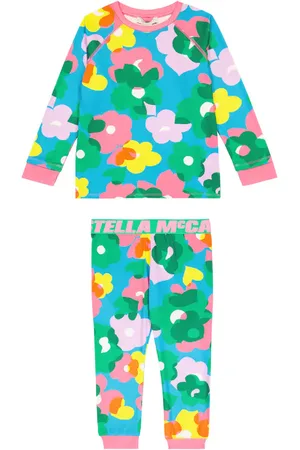 Stella McCartney Printed cotton sweatshirt and pants set