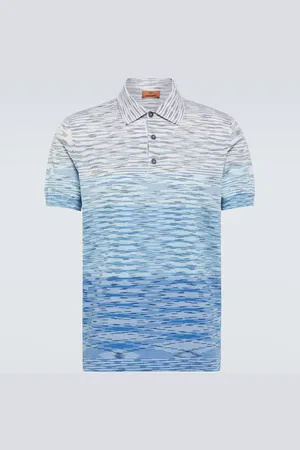 Missoni DÃ©gradÃ© cotton polo shirt