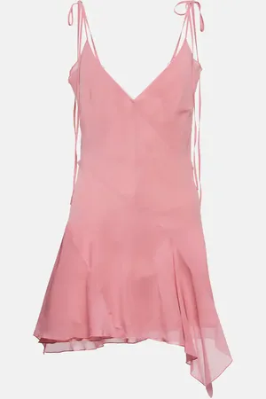 KNWLS Spira bias-cut silk-blend slip dress