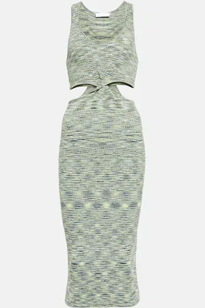 Simkhai Colleen striped midi dress