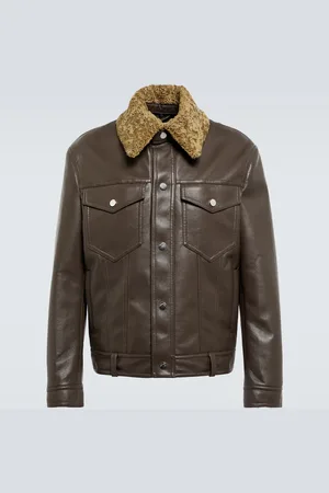 Nanushka Boyce regenerated leather jacket