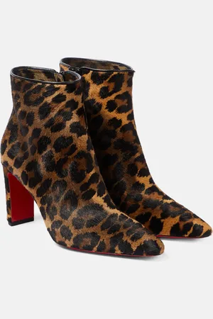 Christian Louboutin Suprabooty 85 leopard-print ankle boots