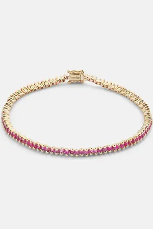 Suzanne Kalan 18kt yellow bracelet with sapphires
