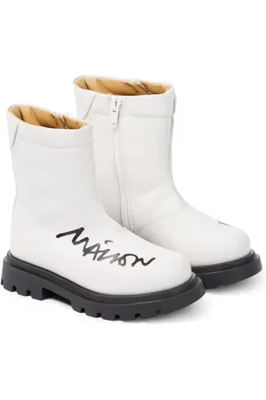 Maison Margiela Logo leather boots